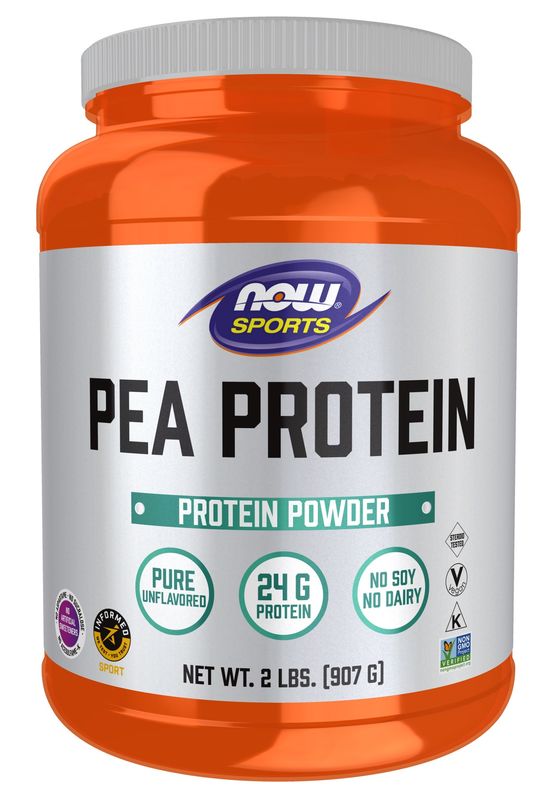 Now Sports , Pea Protein, Pure Unflavored Powder - 2 Lbs. Now Sports , Pea Protein, Pure Unflavored Powder - 2 Lbs.