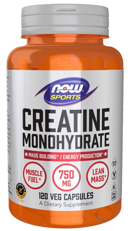 Now Sports , Creatine Monohydrate 750 Mg - 1 Veg Caps