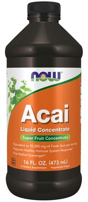 Now Supplements , Acai Liquid - 16 Fl. Oz. Now Supplements , Acai Liquid - 16 Fl. Oz.