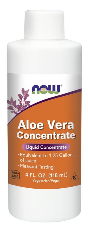 Now Supplements , Aloe Vera Concentrate - 4 Oz.