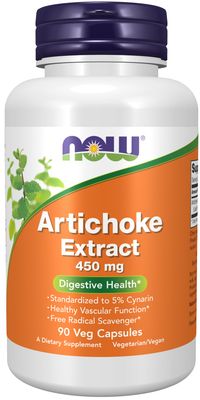 Now Supplements , Artichoke Extract 450 Mg - Veg Capsules