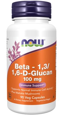 Now Supplements , Beta 1,3/1,6- D -Glucan 100 Mg - Veg Capsules Now Supplements , Beta 1,3/1,6- D -Glucan 100 Mg - Veg Capsules