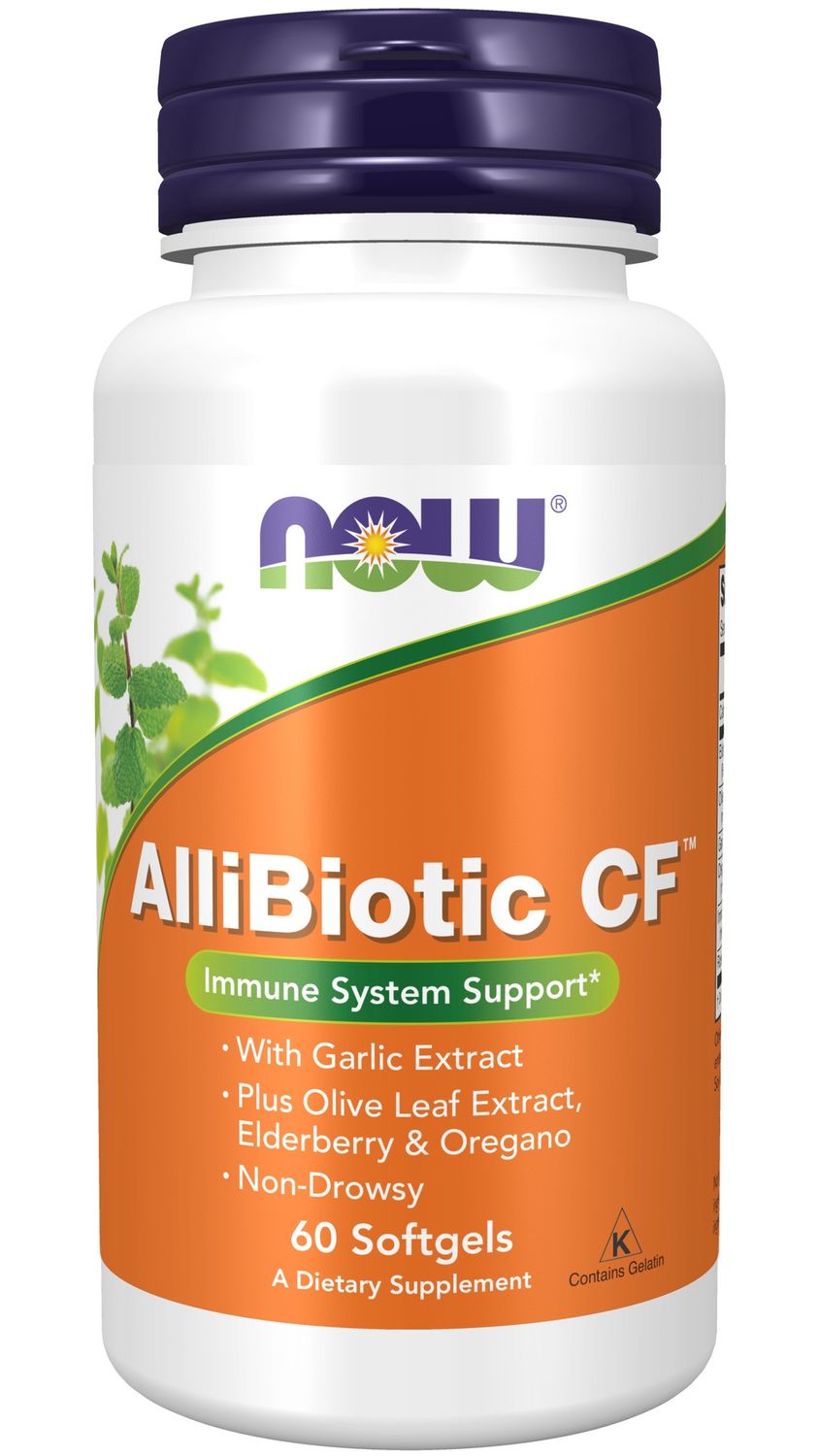 Now Supplements , Allibiotic Cf - Softgels