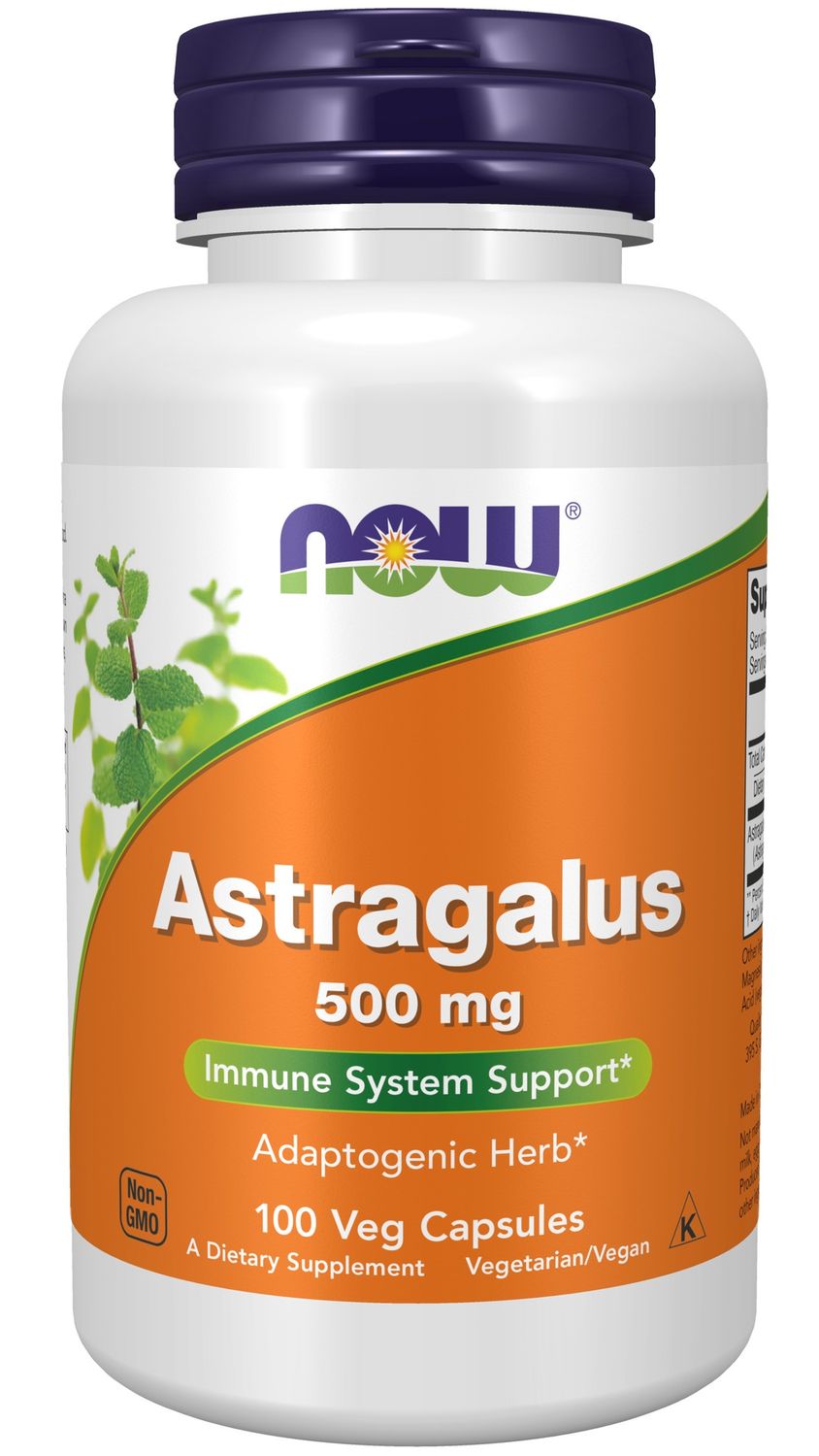 Now Supplements , Astragalus 500 Mg - 100 Veg Capsules