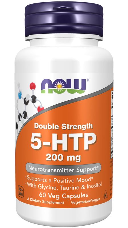 Now Supplements , 5-Htp, Double Strength 200 Mg