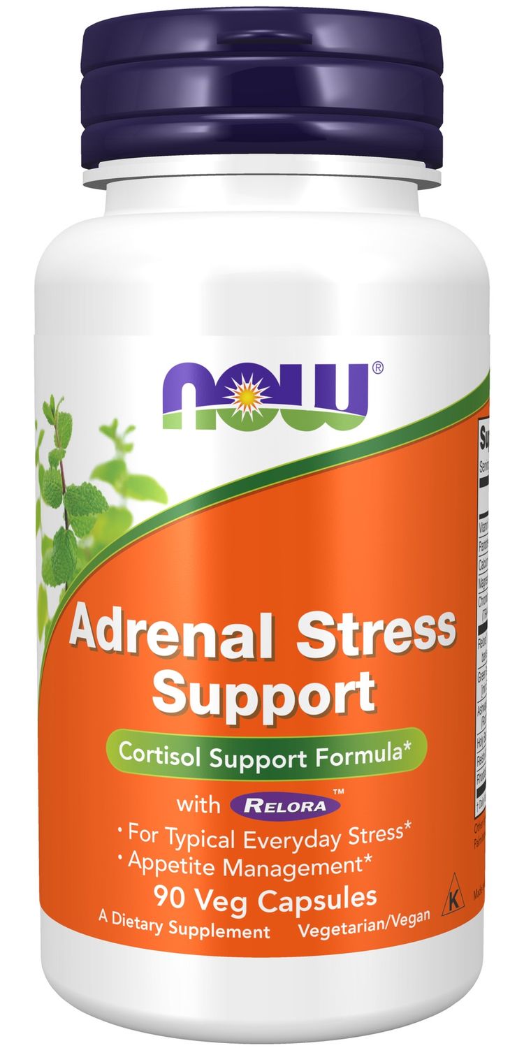 Now Supplements , Adrenal Stress Support With Relora - Veg Capsules