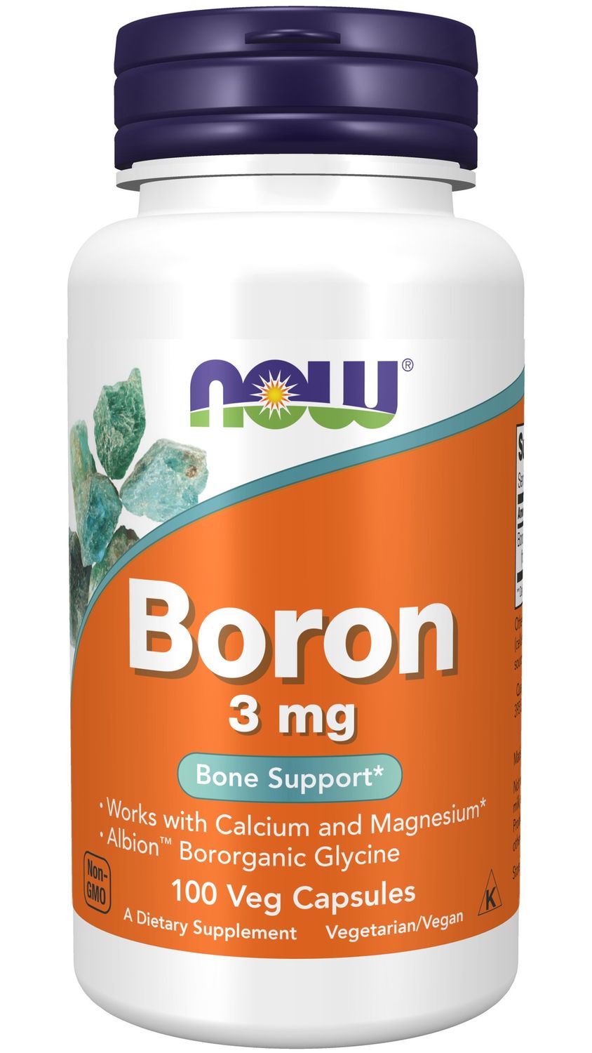 Now Supplements , Boron 3 Mg - Veg Capsules