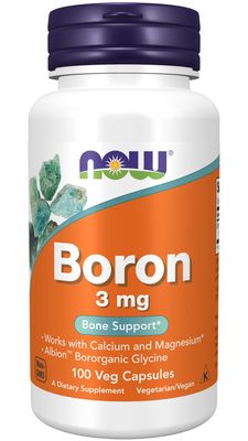 Now Supplements , Boron 3 Mg - Veg Capsules