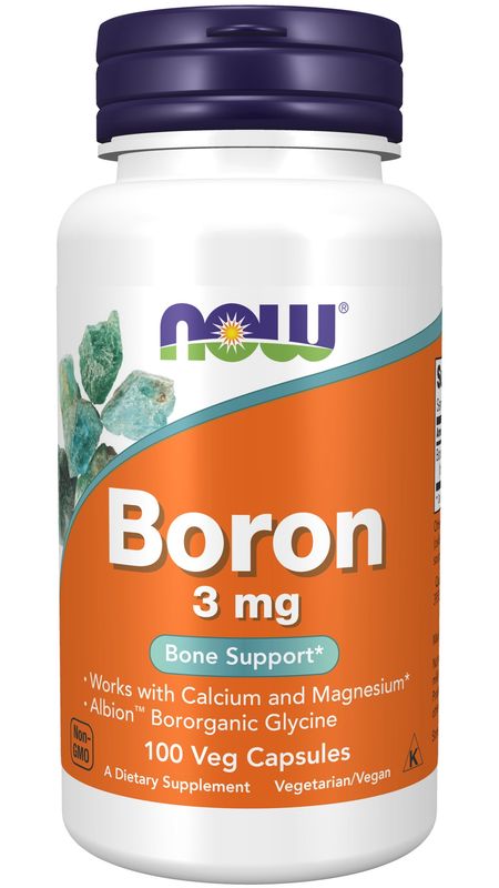 Now Supplements , Boron 3 Mg - Veg Capsules