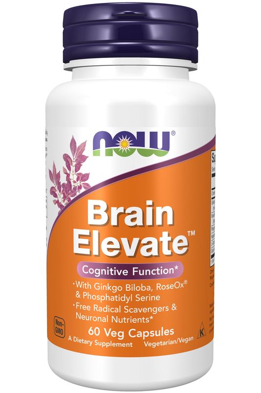 Now Supplements , Brain Elevate - Veg Capsules