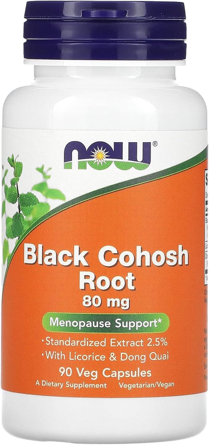Now Supplements , Black Cohosh Root 80 Mg - Veg Capsules