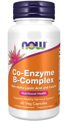 Now Supplements , Co-Enzyme B-Complex - 60 Veg Capsules