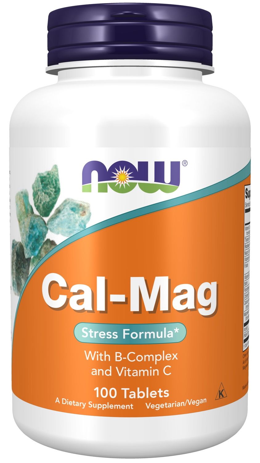 Now Supplements , Cal-Mag Stress Formula - 100 Tablets