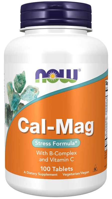 Now Supplements , Cal-Mag Stress Formula - 100 Tablets