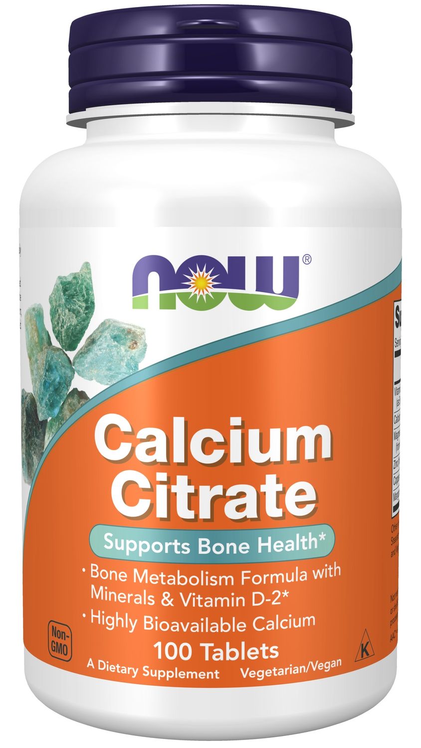 Now Supplements , Calcium Citrate - 100 Tablets