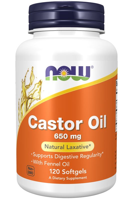 Now Supplements , Castor Oil 650 Mg - Softgels Now Supplements , Castor Oil 650 Mg - Softgels