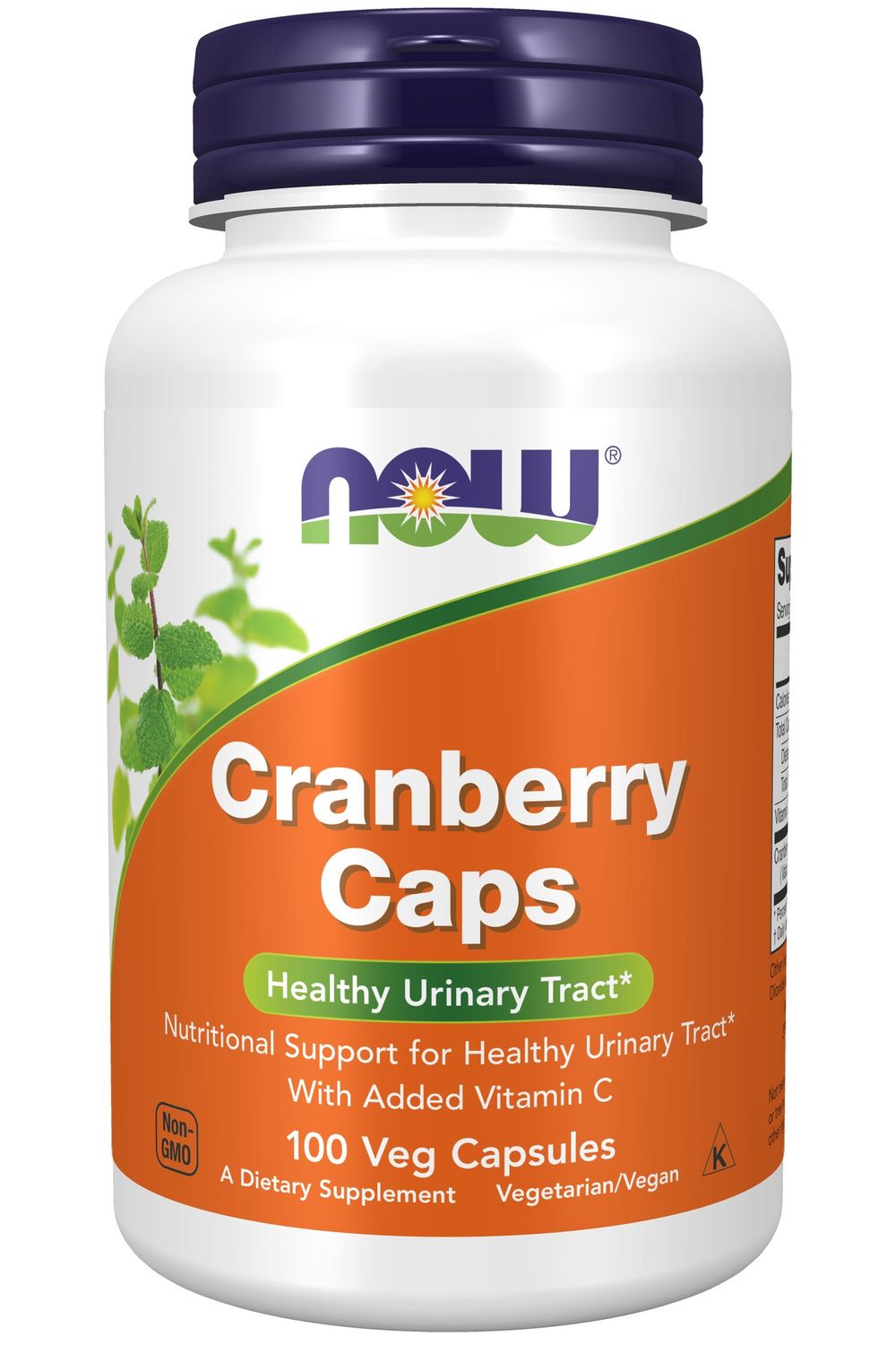 Now Supplements , Cranberry Caps - 100 Veg Capsules
