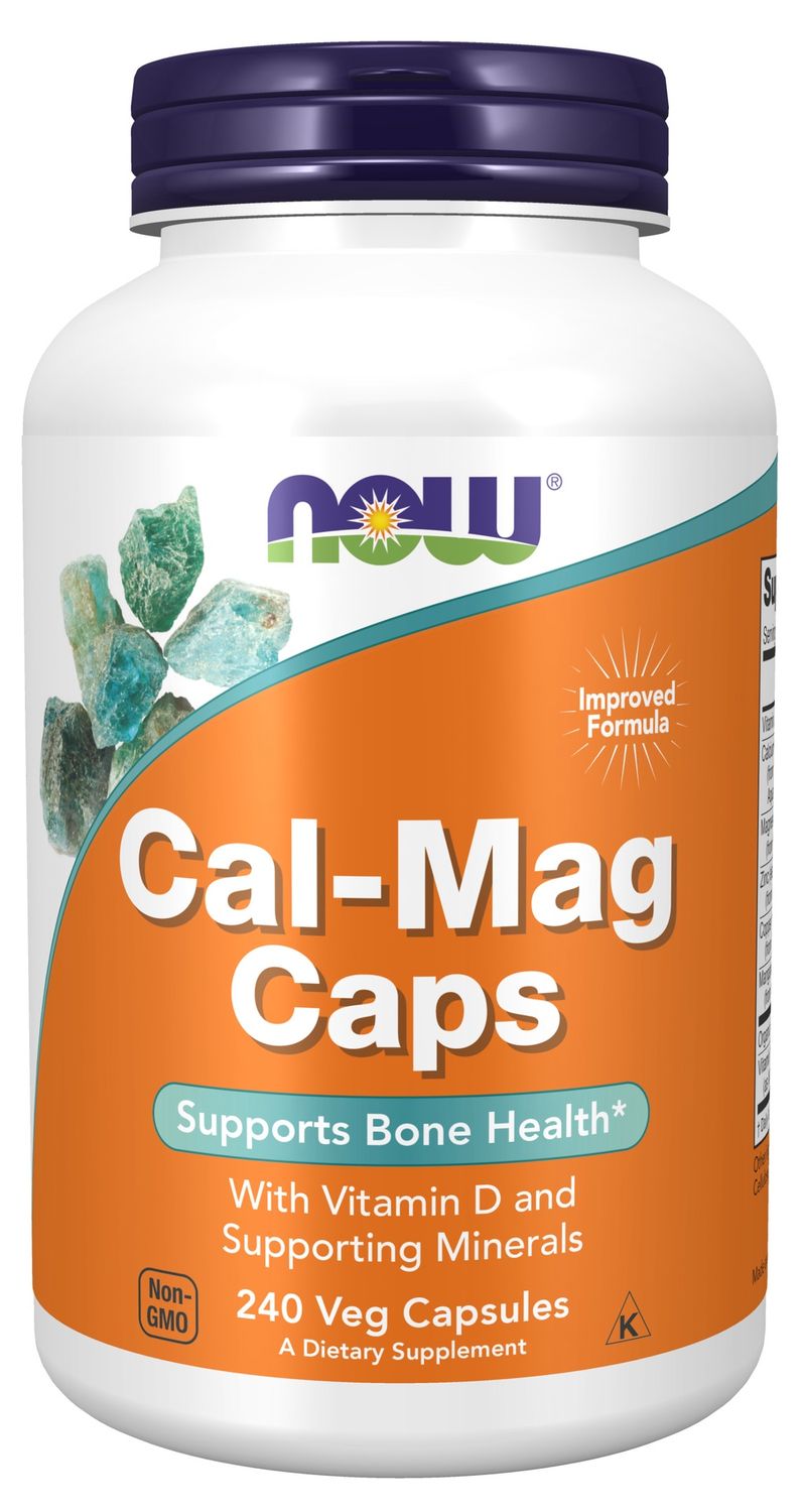 Now Supplements , Cal-Mag Caps - 240 Veg Capsules
