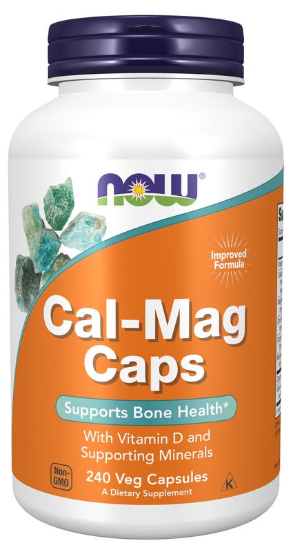 Now Supplements , Cal-Mag Caps - 240 Veg Capsules Now Supplements , Cal-Mag Caps - 240 Veg Capsules