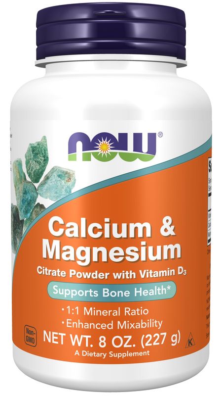 Now Supplements , Calcium & Magnesium Powder - 8 Oz. Now Supplements , Calcium & Magnesium Powder - 8 Oz.