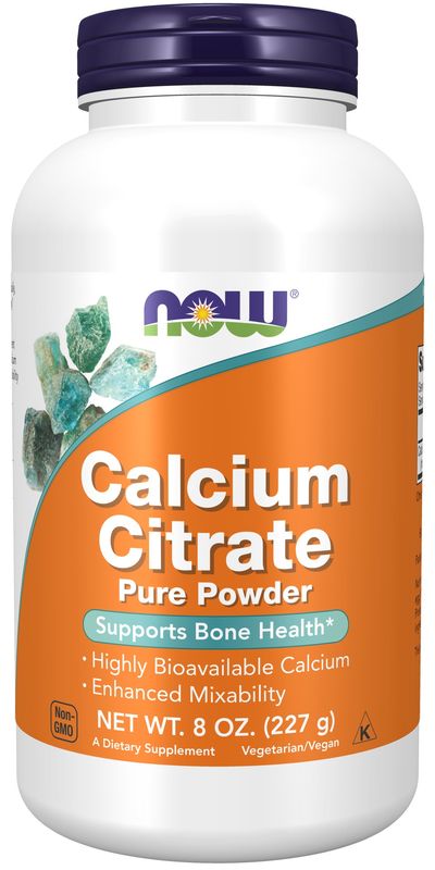 Now Supplements , Calcium Citrate Pure Powder - 8 Oz Now Supplements , Calcium Citrate Pure Powder - 8 Oz