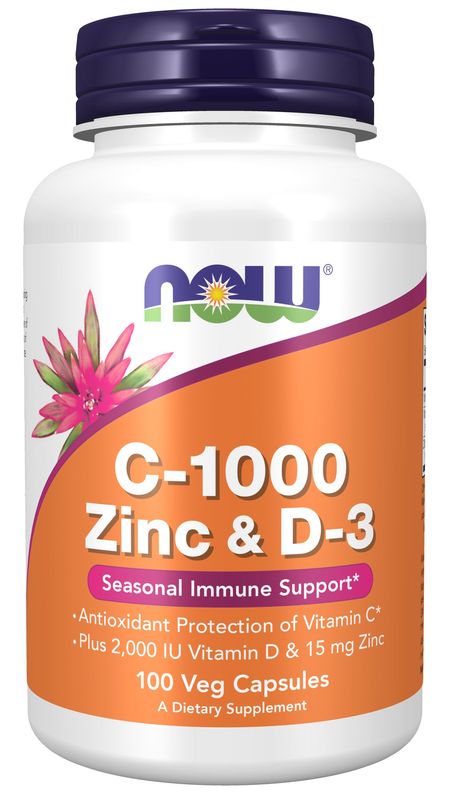 Now Supplements , C- 0 Zinc & D-3 Veg Capsules Now Supplements , C- 0 Zinc & D-3 Veg Capsules