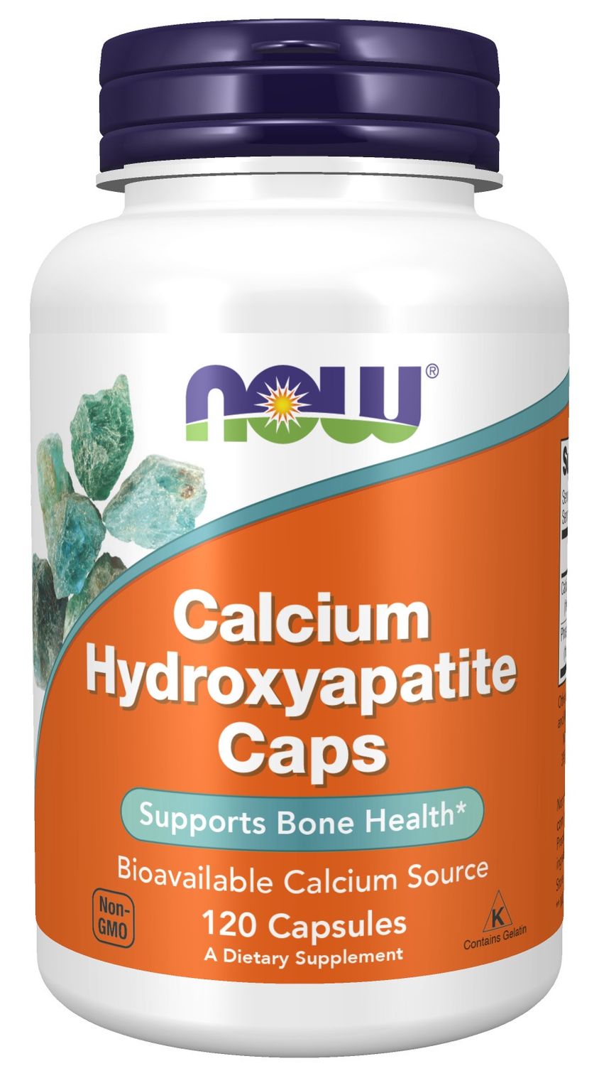 Now Supplements , Calcium Hydroxyapatite - 120 Capsules