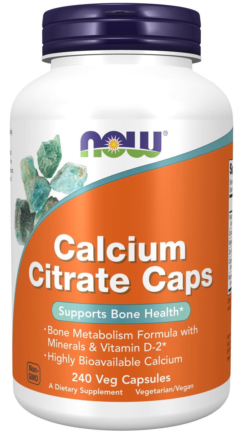 Now Supplements , Calcium Citrate - 240 Veg Capsules