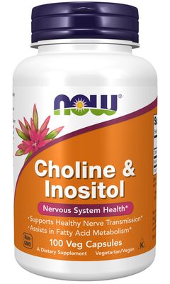 Now Supplements , Choline & Inositol 500 Mg - Veg Capsules Now Supplements , Choline & Inositol 500 Mg - Veg Capsules