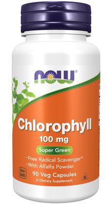 Now Supplements , Chlorophyll 100 Mg - Veg Capsules