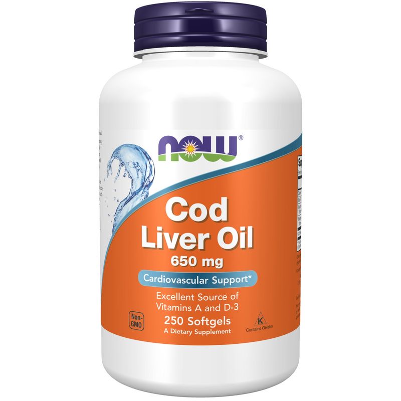 Now Supplements , Cod Liver Oil 650 Mg - Softgels Now Supplements , Cod Liver Oil 650 Mg - Softgels