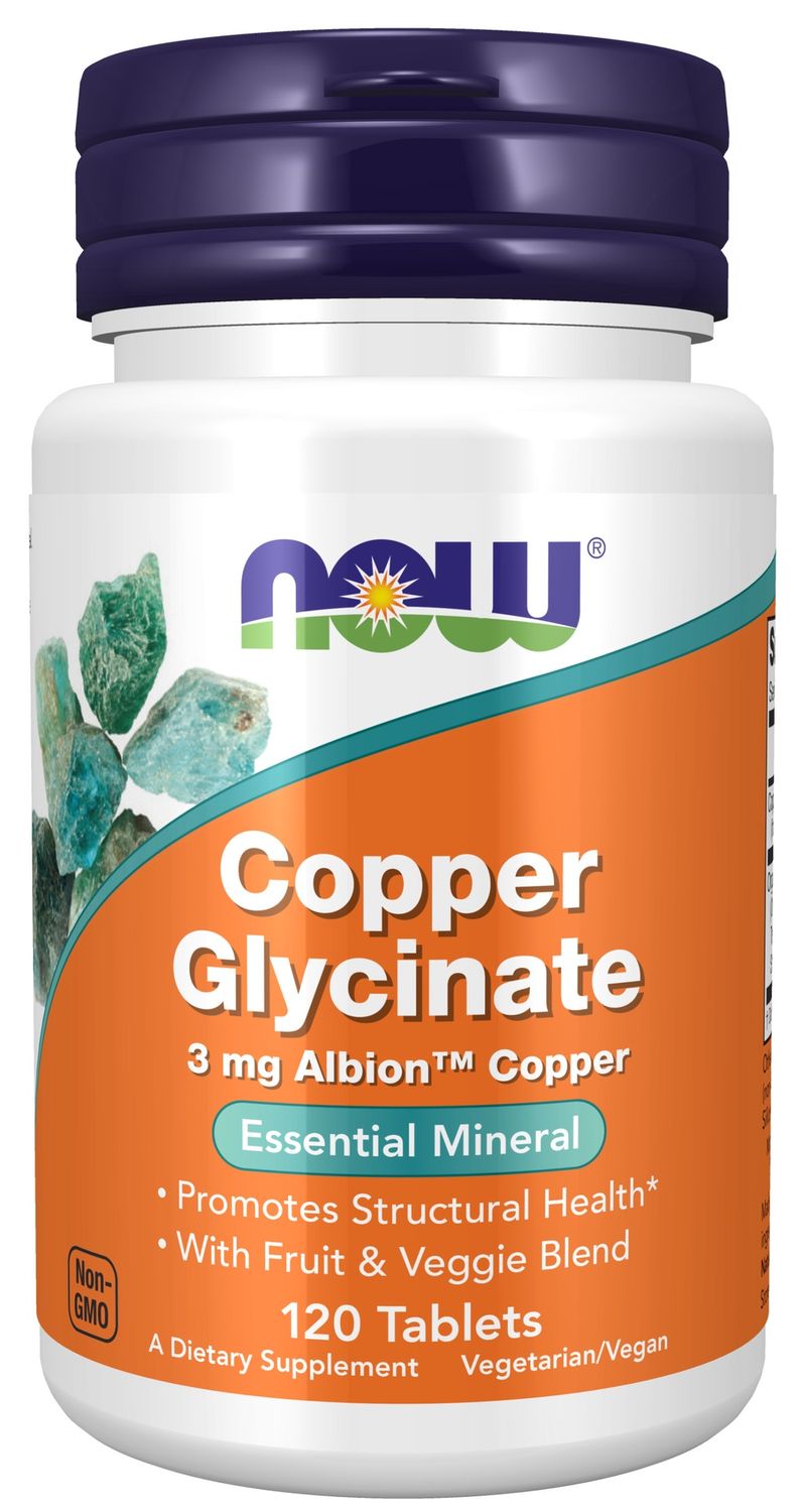 Now Supplements , Copper Glycinate - Tablets