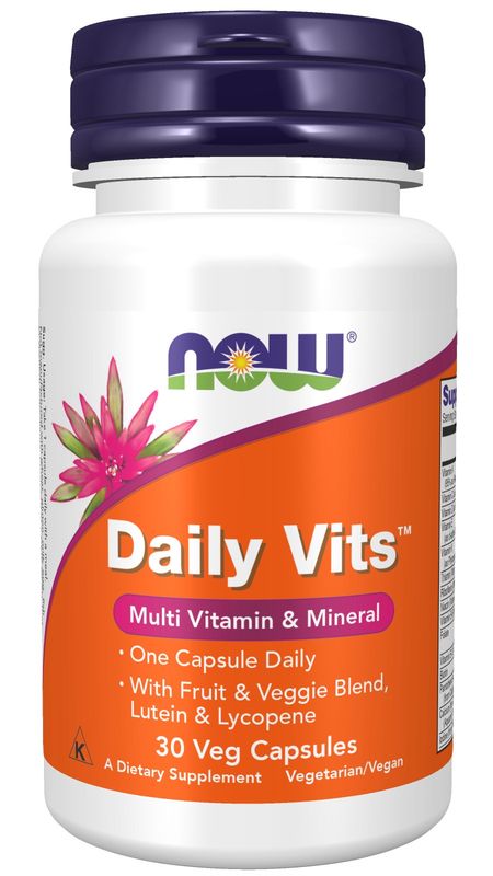 Now Supplements , Daily Vits - Veg Capsules Now Supplements , Daily Vits - Veg Capsules
