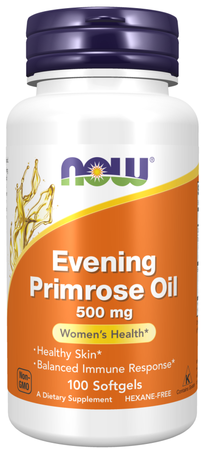 Now Supplements , Evening Primrose Oil 500 Mg -100 Softgels / 33