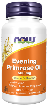 Now Supplements , Evening Primrose Oil 500 Mg -100 Softgels / 33 Now Supplements , Evening Primrose Oil 500 Mg -100 Softgels / 33