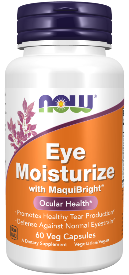 NOW Supplements , Eye Moisturize with MaquitBright - Veg Capsules