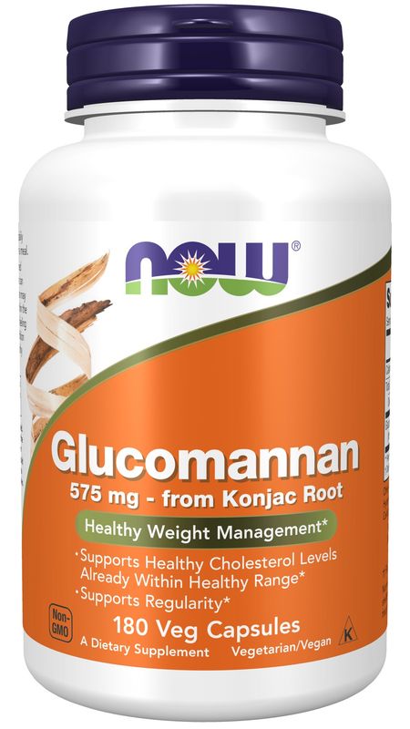 Now Supplements , Glucomannan 575 Mg - 180 Veg Capsules Now Supplements , Glucomannan 575 Mg - 180 Veg Capsules