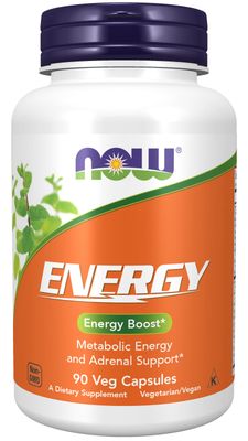 Now Supplements , Energy - 90 Veg Capsules