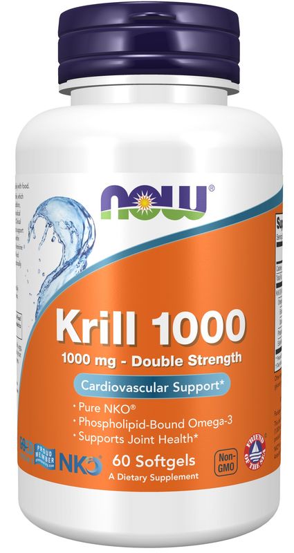 Now Supplements , Krill, Double Strength 1000 Mg - Softgels Now Supplements , Krill, Double Strength 1000 Mg - Softgels