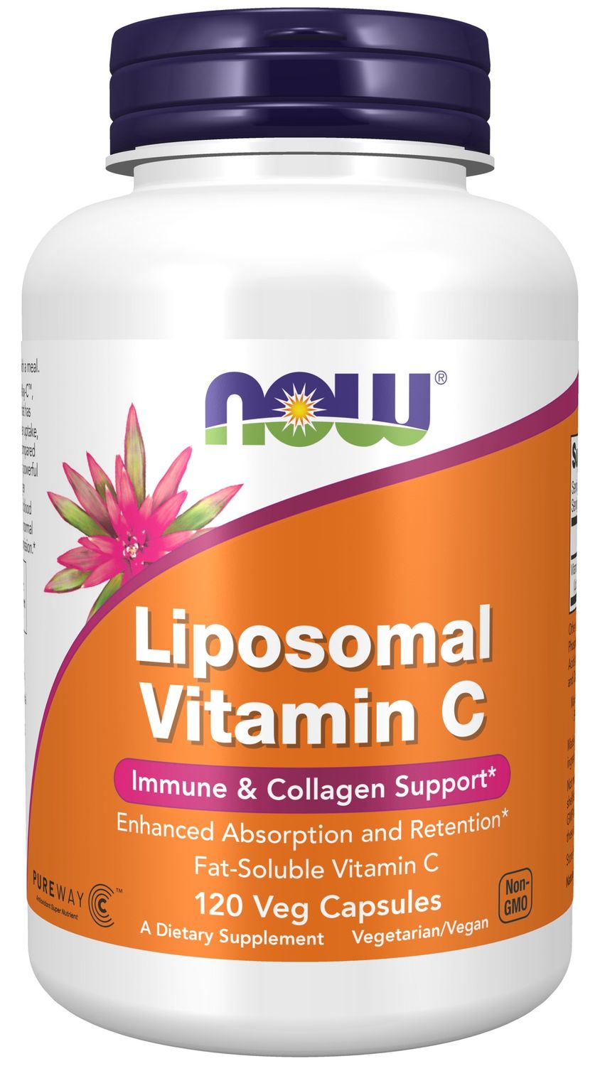 Now Supplements , Liposomal Vitamin C - 120 Veg Capsules