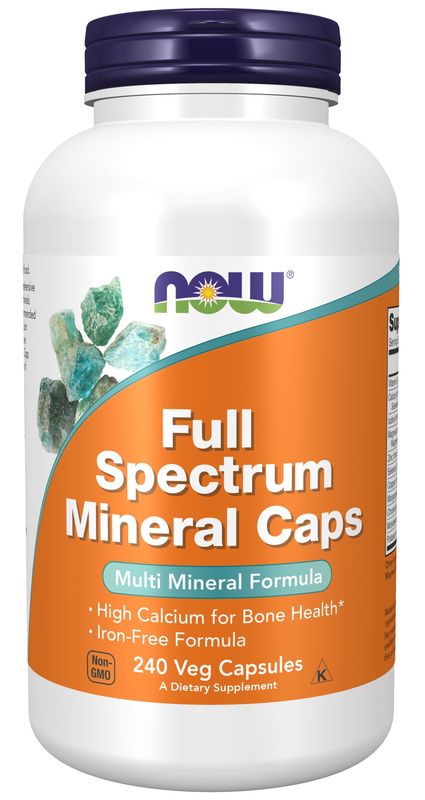 Now Supplements , Full Spectrum Mineral Caps - 240 Veg Capsules