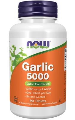 Now Supplements , Garlic 5000 - Tablets Now Supplements , Garlic 5000 - Tablets