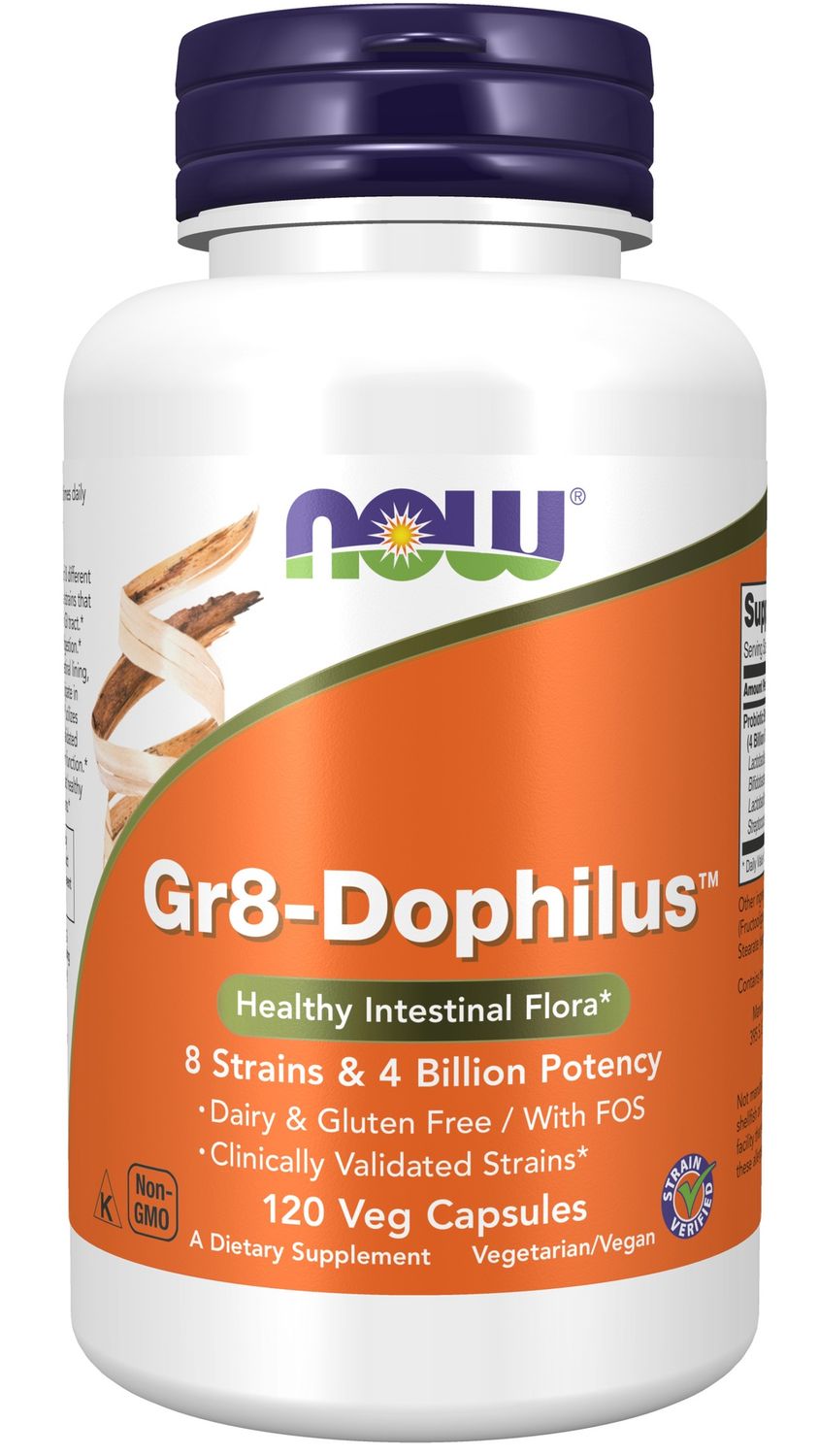 Now Supplements , Gr8-Dophilus - Veg Capsules