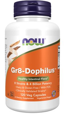 Now Supplements , Gr8-Dophilus - Veg Capsules Now Supplements , Gr8-Dophilus - Veg Capsules