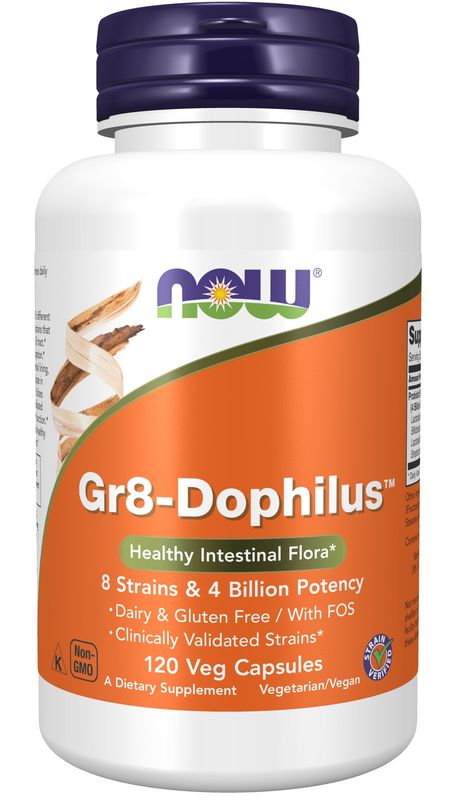 Now Supplements , Gr8-Dophilus - Veg Capsules Now Supplements , Gr8-Dophilus - Veg Capsules
