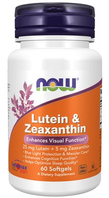 Now Supplements , Lutein & Zeaxanthin - Softgels Now Supplements , Lutein & Zeaxanthin - Softgels