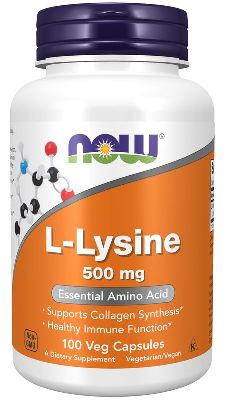 Now Supplements , L-Lysine 500 Mg - Veg Capsules Now Supplements , L-Lysine 500 Mg - Veg Capsules