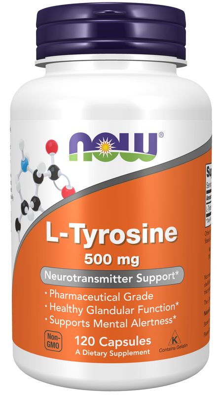 Now Supplements , L-Tyrosine 500 Mg - Capsules