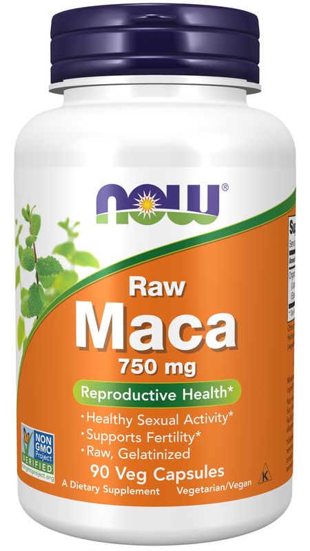 Now Supplements , Maca 750 Mg Raw - Veg Capsules Now Supplements , Maca 750 Mg Raw - Veg Capsules