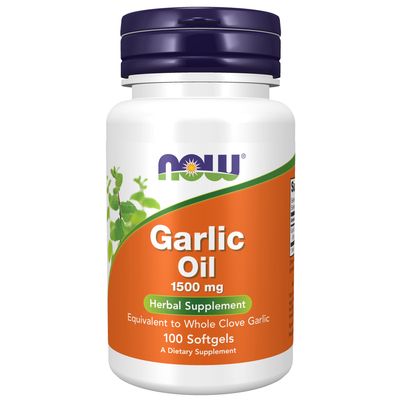 Now Supplements , Garlic Oil 1500 Mg - 100 Softgels